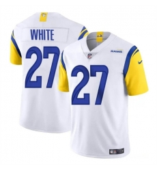 Youth Los Angeles Rams 27 Tre'Davious White White Vapor Untouchable Stitched Football Jersey