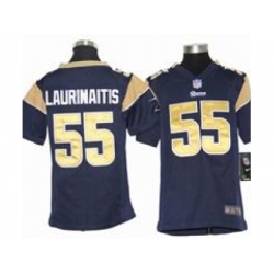 Youth Nike Youth St. Louis Rams #55 James Laurinaitis Blue jerseys