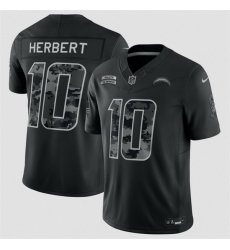 Men Los Angeles Chargers 10 Justin Herbert Black F U S E 2026 Salute to Service Limited Stitched Football Jersey Men Los Angeles Chargers 10 Justin Herbert Black F U S E 2026 Salute to Service Limited Stitched Football Jersey
