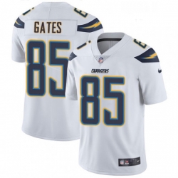 Men Nike Los Angeles Chargers 85 Antonio Gates White Vapor Untouchable Limited Player NFL Jersey