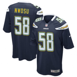 Men's Los Angeles Chargers Uchenna Nwosu Nike Navy 2018 NFL Draft Pick Elite Jersey