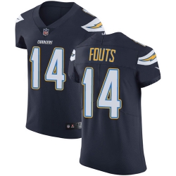 Nike Chargers #14 Dan Fouts Navy Blue Team Color Mens Stitched NFL Vapor Untouchable Elite Jersey