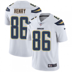 Nike Chargers #86 Hunter Henry White Mens Stitched NFL Vapor Untouchable Limited Jersey