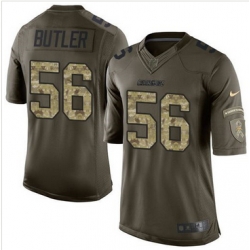 Nike San Diego Chargers #56 Donald Butler Green Men 27s Stitched NFL Limited Salute to Service Jersey