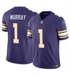 Men Minnesota Vikings 1 Kyler Murray Purple 2026 F U S E Throwback Limited Stitched Jersey Men Minnesota Vikings 1 Kyler Murray Purple 2026 F U S E Throwback Limited Stitched Jersey