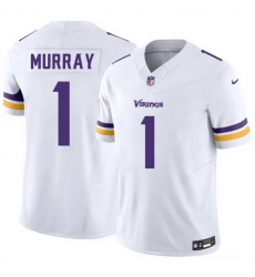 Men Minnesota Vikings 1 Kyler Murray White 2026 F U S E Vapor Untouchable Limited Stitched Jersey Men Minnesota Vikings 1 Kyler Murray White 2026 F U S E Vapor Untouchable Limited Stitched Jersey