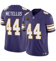 Men Minnesota Vikings 44 Josh Metellus Purple 2026 F U S E 4 Star C Patch Vapor Untouchable Limited Stitched Jersey Men Minnesota Vikings 44 Josh Metellus Purple 2026 F U S E 4 Star C Patch Vapor Untouchable Limited Stitched Jersey