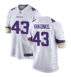 Men Minnesota Vikings Andrew Van Ginkel White 2023 F U S E Throwback Vapor Untouchable Limited Stitched Jersey