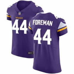 Men Nike Vikings #44 Chuck Foreman Purple Team Color Stitched NFL Vapor Untouchable Elite Jersey