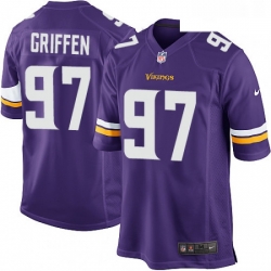 Mens Nike Minnesota Vikings 97 Everson Griffen Game Purple Team Color NFL Jersey