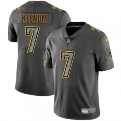 Nike Vikings #7 Case Keenum Gray Static Mens NFL Vapor Untouchable Game Jersey