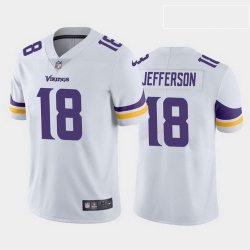 men justin jefferson minnesota vikings white vapor limited jersey 