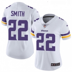 Womens Nike Minnesota Vikings 22 Harrison Smith Elite White NFL Jersey