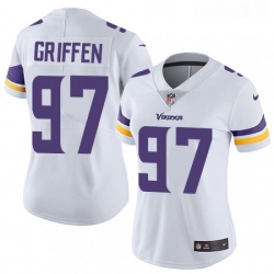 Womens Nike Minnesota Vikings 97 Everson Griffen White Vapor Untouchable Limited Player NFL Jersey