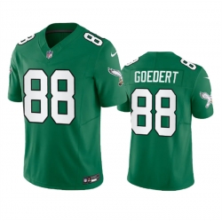 Men Philadelphia Eagles 88 Dallas Goedert Green 2023 F U S E  Vapor Untouchable Stitched Football Jersey