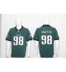 Men Philadelphia Eagles 98 Jalen Carter Green 2026 F U S E Vapor Untouchable Limited Stitched Football Jersey Men Philadelphia Eagles 98 Jalen Carter Green 2026 F U S E Vapor Untouchable Limited Stitched Football Jersey