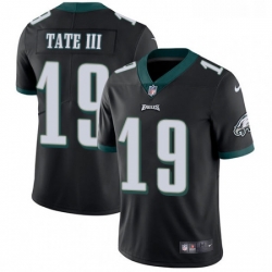 Mens Nike Philadelphia Eagles 19 Golden Tate III Black Alternate Vapor Untouchable Limited Player NFL Jerse