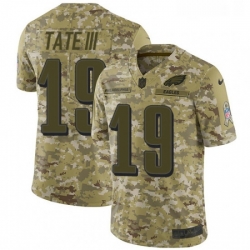 Mens Nike Philadelphia Eagles 19 Golden Tate III Limited Camo 2018 Salute to Service NFL Jersey