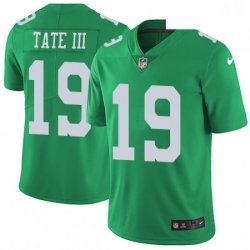 Mens Nike Philadelphia Eagles 19 Golden Tate III Limited Green Rush Vapor Untouchable NFL Jersey