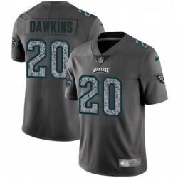 Mens Nike Philadelphia Eagles 20 Brian Dawkins Gray Static Vapor Untouchable Limited NFL Jersey