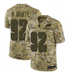 Mens Nike Philadelphia Eagles 92 Reggie White Limited Camo 2018 Salute to Service NFL Jersey