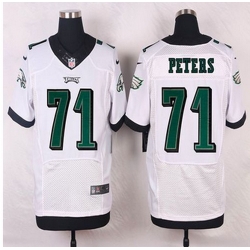 NEW Philadelphia Eagles #71 Jason Peters White Mens Stitched NFL Elite Jersey