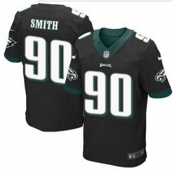 NEW Philadelphia Eagles #90 Marcus Smith Black Alternate Mens Stitched NFL Elite Jersey