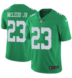 Nike Eagles #23 Rodney McLeod Jr Green Mens Stitched NFL Limited Rush Jersey