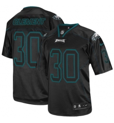 Nike Eagles #30 Corey Clement Lights Out Black Mens Stitched NFL Elite Jersey