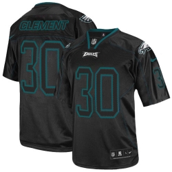 Nike Eagles #30 Corey Clement Lights Out Black Mens Stitched NFL Elite Jersey