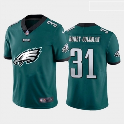 Nike Eagles 31 Nickell Robey Coleman Green Team Big Logo Vapor Untouchable Limited Jersey