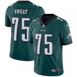 Nike Eagles #75 Josh Sweat Midnight Green Team Color Mens Stitched NFL Vapor Untouchable Limited Jersey