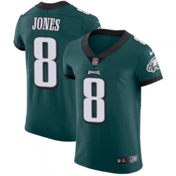 Nike Eagles #8 Donnie Jones Midnight Green Team Color Mens Stitched NFL Vapor Untouchable Elite Jersey