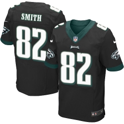 Nike Eagles #82 Torrey Smith Black Alternate Mens Stitched NFL New Elite Jersey