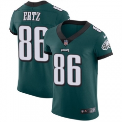 Nike Eagles #86 Zach Ertz Midnight Green Team Color Mens Stitched NFL Vapor Untouchable Elite Jersey