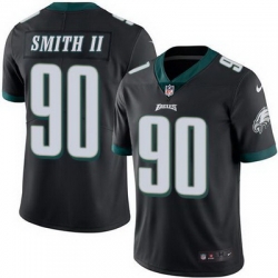 Nike Eagles #90 Marcus Smith II Black Mens Stitched NFL Limited Rush Jersey