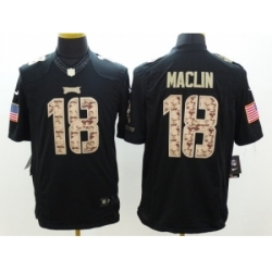 Nike Philadelphia Eagles 18 Jeremy Maclin Black Limited Salute to Service NFL Jersey