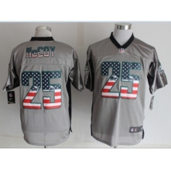 Nike Philadelphia Eagles 25 LeSean McCoy Grey Elite USA Flag Fashion Shadow NFL Jersey