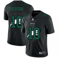 Philadelphia Eagles 10 Desean Jackson Men Nike Team Logo Dual Overlap Limited NFL Jersey Black