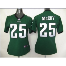 Women Nike Philadelphia Eagles 25# LeSean McCoy Green Jersey