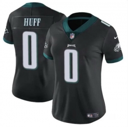 Women Philadelphia Eagles 0 Bryce Huff Black Vapor Untouchable Limited Stitched Football Jersey