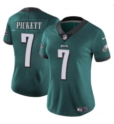 Women Philadelphia Eagles 7 Kenny Pickett White Vapor Untouchable Limited Stitched Football Jersey