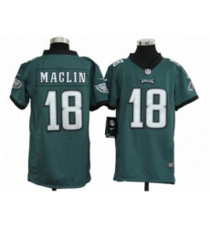 Youth Nike NFL Philadelphia Eagles #18 Jeremy Maclin Green Jerseys