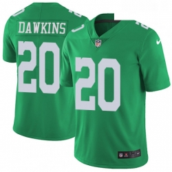 Youth Nike Philadelphia Eagles 20 Brian Dawkins Limited Green Rush Vapor Untouchable NFL Jersey