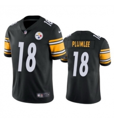 Men Pittsburgh Steelers 18 John Rhys Plumlee Black Vapor Untouchable Limited Stitched Jersey