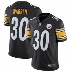 Men Pittsburgh Steelers 30 Jaylen Warren Black Vapor Untouchable Limited Stitched Jersey