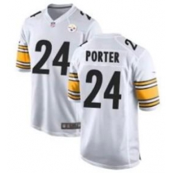 Men Pittsburgh Steelers Joey Porter #24 White Vapor Untouchable Limited Stitched Jersey