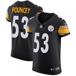 Nike Steelers #53 Maurkice Pouncey Black Mens Stitched NFL Vapor Untouchable Elite Jersey