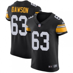 Nike Steelers #63 Dermontti Dawson Black Alternate Mens Stitched NFL Vapor Untouchable Elite Jersey