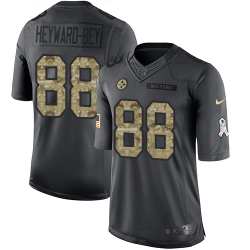 Nike Steelers #88 Darrius Heyward Bey Black Mens Stitched NFL Limited 2016 Salute to Service Jersey